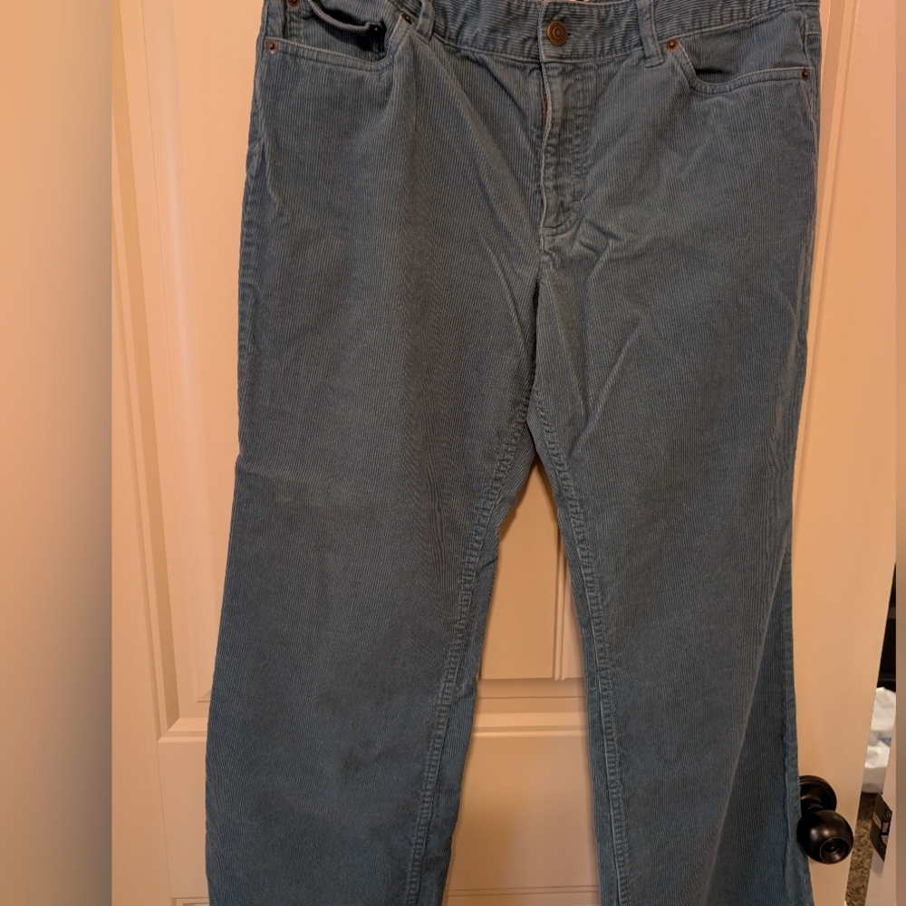 Teal Corduroy Pants